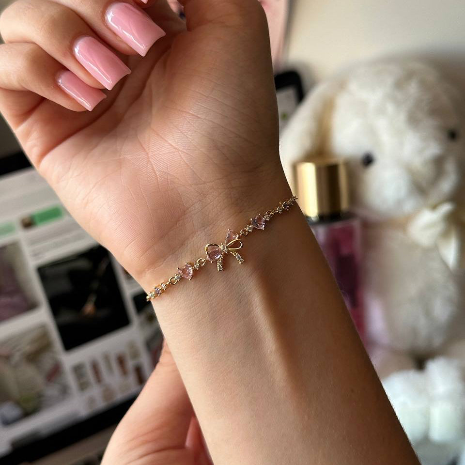 Браслет «Золотенький бантик»