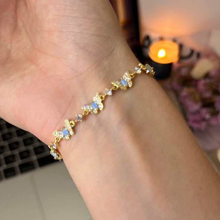 Браслет з метеликами «Розкіш принцеси»