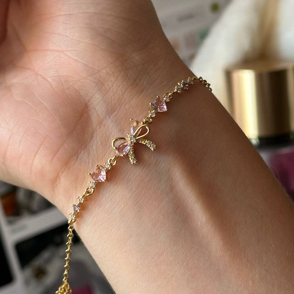 Браслет «Золотенький бантик»