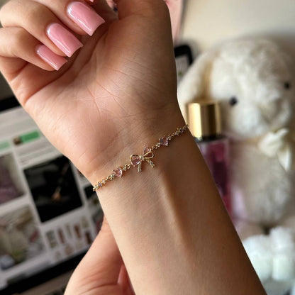 Браслет «Золотенький бантик»